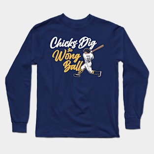 Kolten Wong Chicks Dig The Wong Ball Long Sleeve T-Shirt